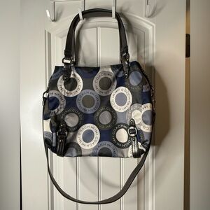 Vintage Coach Alexandra Satchel Handbag with the “Snaphead” print